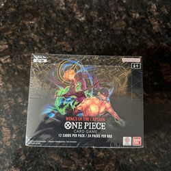One piece wings of a captain booster box