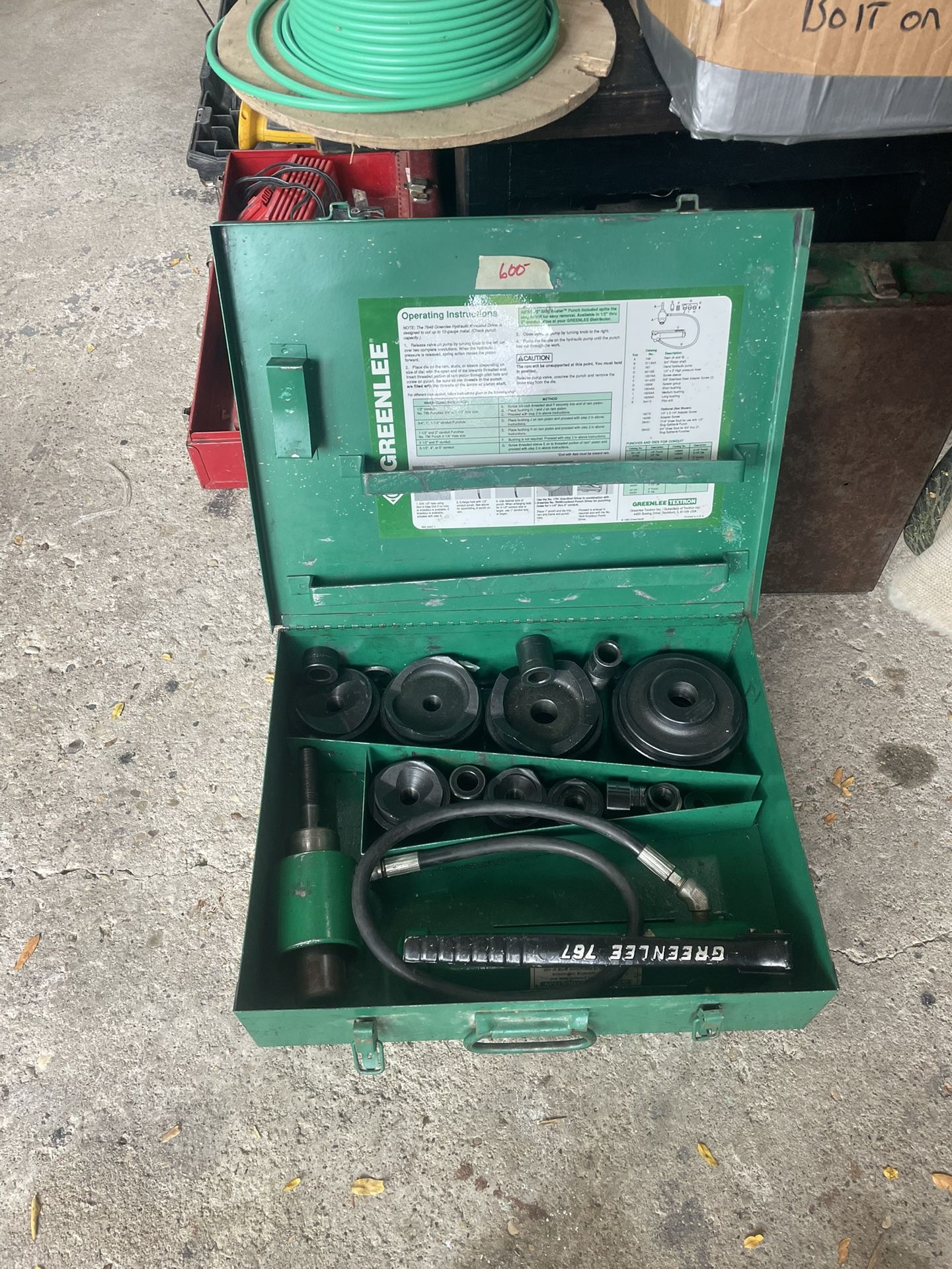 GreenLee Hydraulic Knock Out Kit