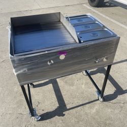 Plancha Nueva Con Quemador I Bano Maria Con Patas Desmontables