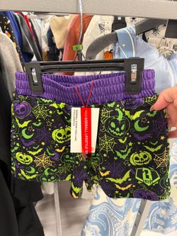 New with tag baseball lifestyle 101 Halloween print shorts size youth extra extra small