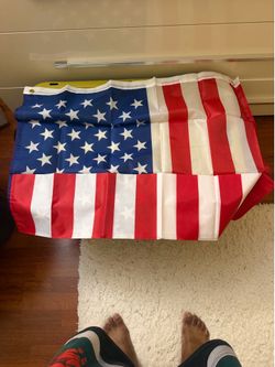 American flag US Marine flag