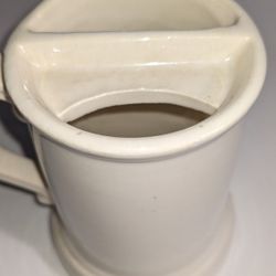 Vintage Rare Left Handed McCoy #9129 Mustache Cream Mug