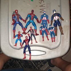 Spiderman Captain America Lot