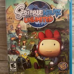 Scribble Nauts Unlimited W/manual WII U