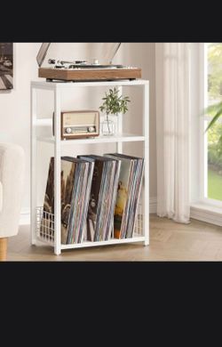 White 3-Tier Shelf - Multi-Use Stand
