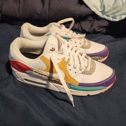 Nike WMNS Air Max 90 SE Animal White Safari DH5075-100 Women's Size