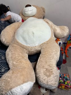 Giant teddy bear over 5 feet