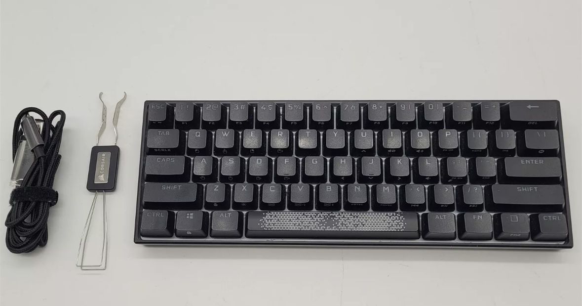 Corsair K65 RGB Mini 60% Mechanical Gaming Keyboard, Cherry MX Brown Keyswitches
