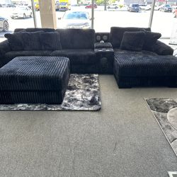 Black Sectional 