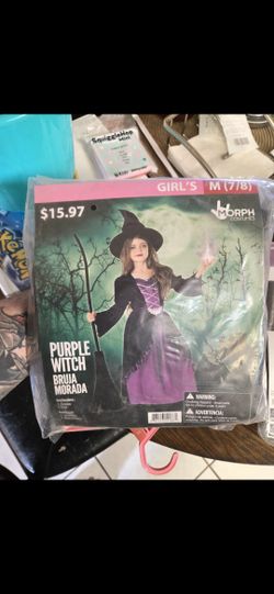 Girl's Witch Costume. Brand New. 