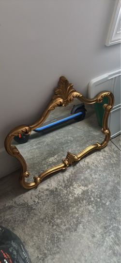 Gold Ornate Rococo Wall Mirror