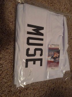 New Orleans Saints Tanner Muse signed Jersey With Certificate of Athenticity