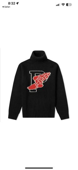 Polo Pwing Turtleneck Knit Size Medium