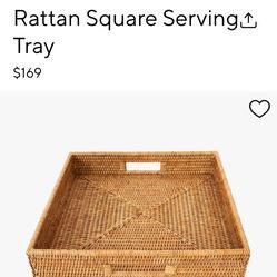 Large Flat One Of A Kind Tight Weave Basket