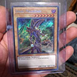 Dark Magician.   Yu-Gi-Oh!  Card