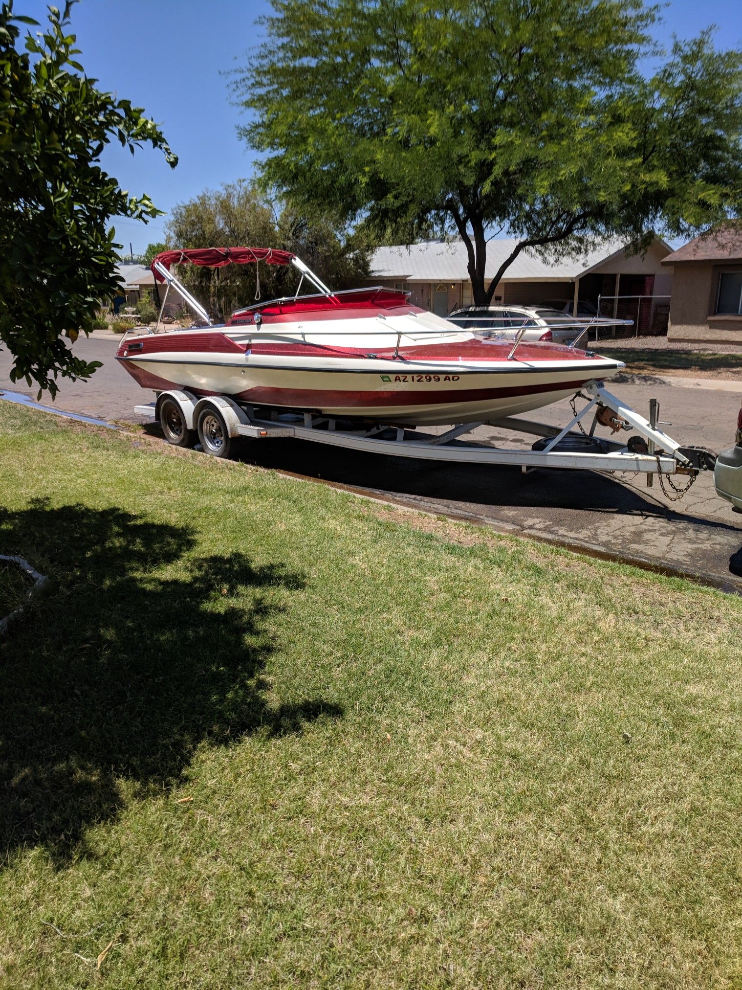 1987 GLASTRON CV23 CUDDY CABIN