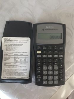 Texas Instruments BA II PLUS Scientific Calculator