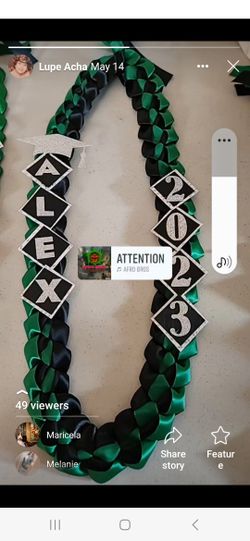 Graduation Leis. /listones Para Graduacion
