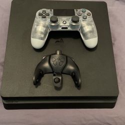 PS4 Slim Playstation 4 Slim  (Works perfect) Comes With Controller/headset/strikepack If Needed