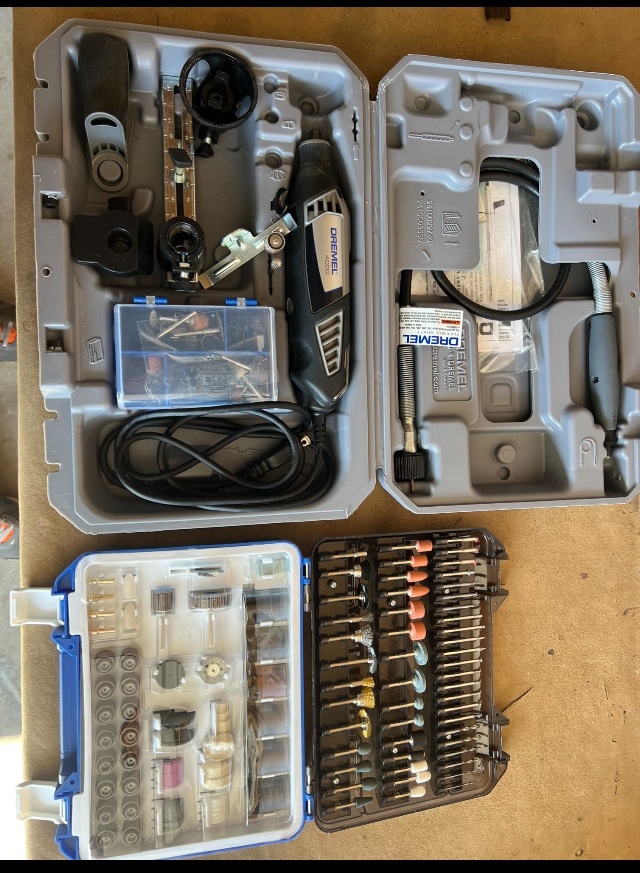Dremel 4000 Rotary Tool Kit With Bits And Attachments $60