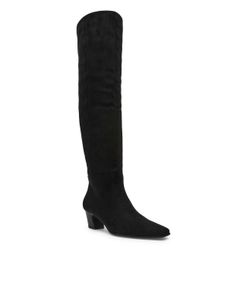 DV Dolce Vita Stryker Women’s Over The Knee Boots Black Block Heel Size 10