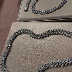 Pass Diamond tester VVS knecklace / Cuban link Chain