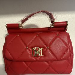 Classy Red Purse with Studs