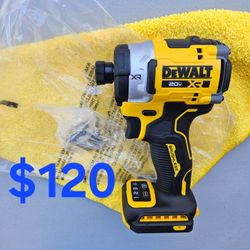 $120 New 3-Speed Dewalt Impact Driver HIGH TORQUE model DCF860 (Tool-Only) 20-Volt