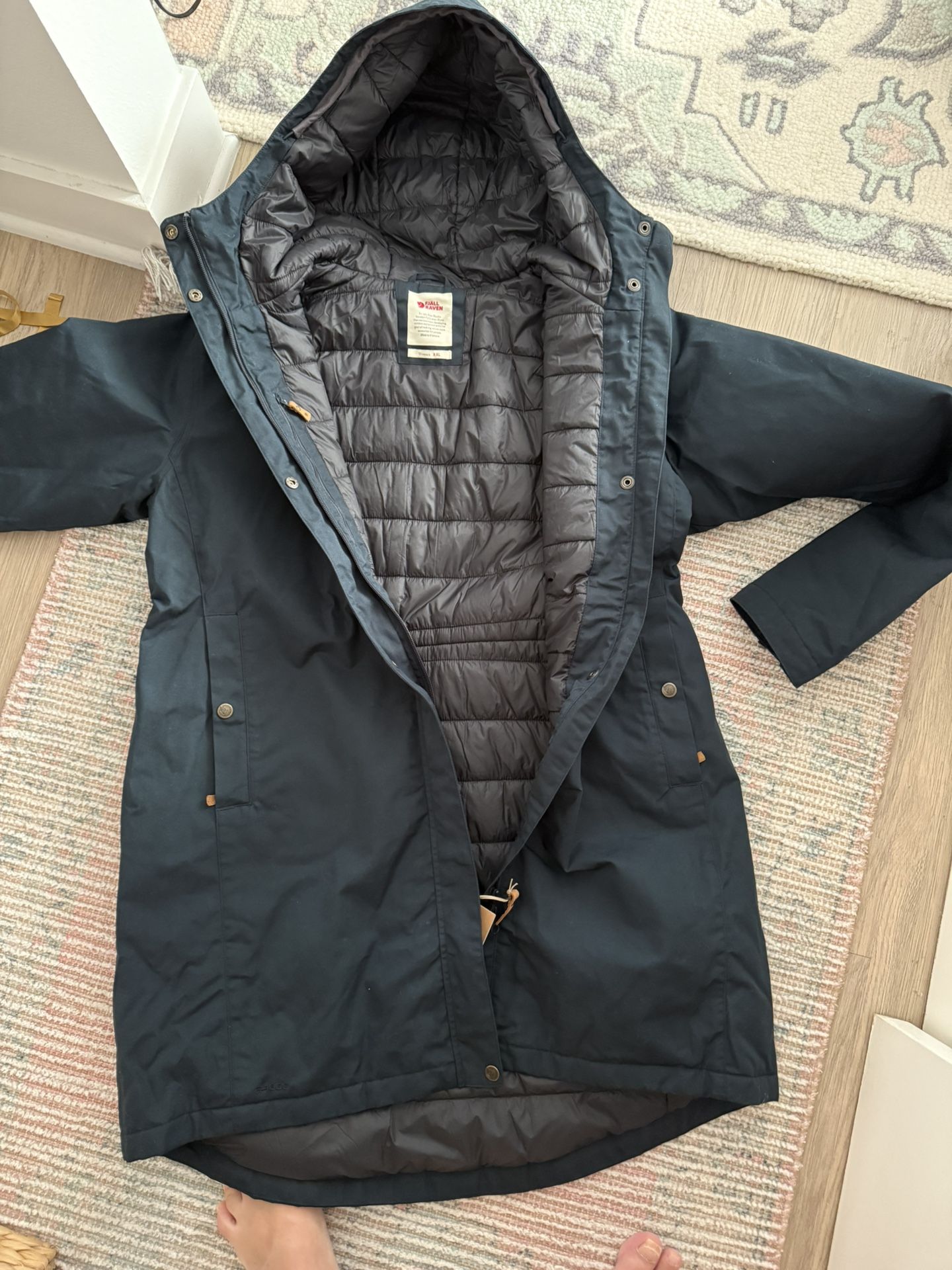 Kiruna padded parka fjallraven