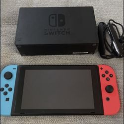Nintendo Switch With 3 Games And Controller