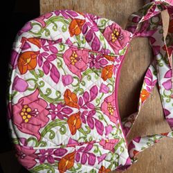 Vera Bradley floral cotton purse