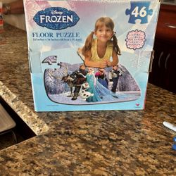 Disney Frozen 46 Pc 3 Foot Floor Puzzle