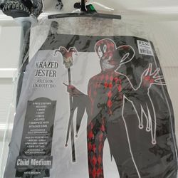 Krazed Jester Halloween Costume