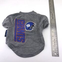 Hunter NY Giants Dog T-shirt Size Small