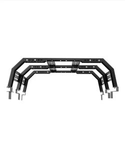 NEW IN BOX SKYSHALO Overland Truck Bed Rack, 51.2-65.4 in. Width, Adjustable Overland Bed Cargo Rack with Sidebar, 900 lbs. Static Capacity