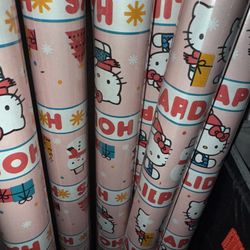 Hello Kitty Christmas Wrapping Paper