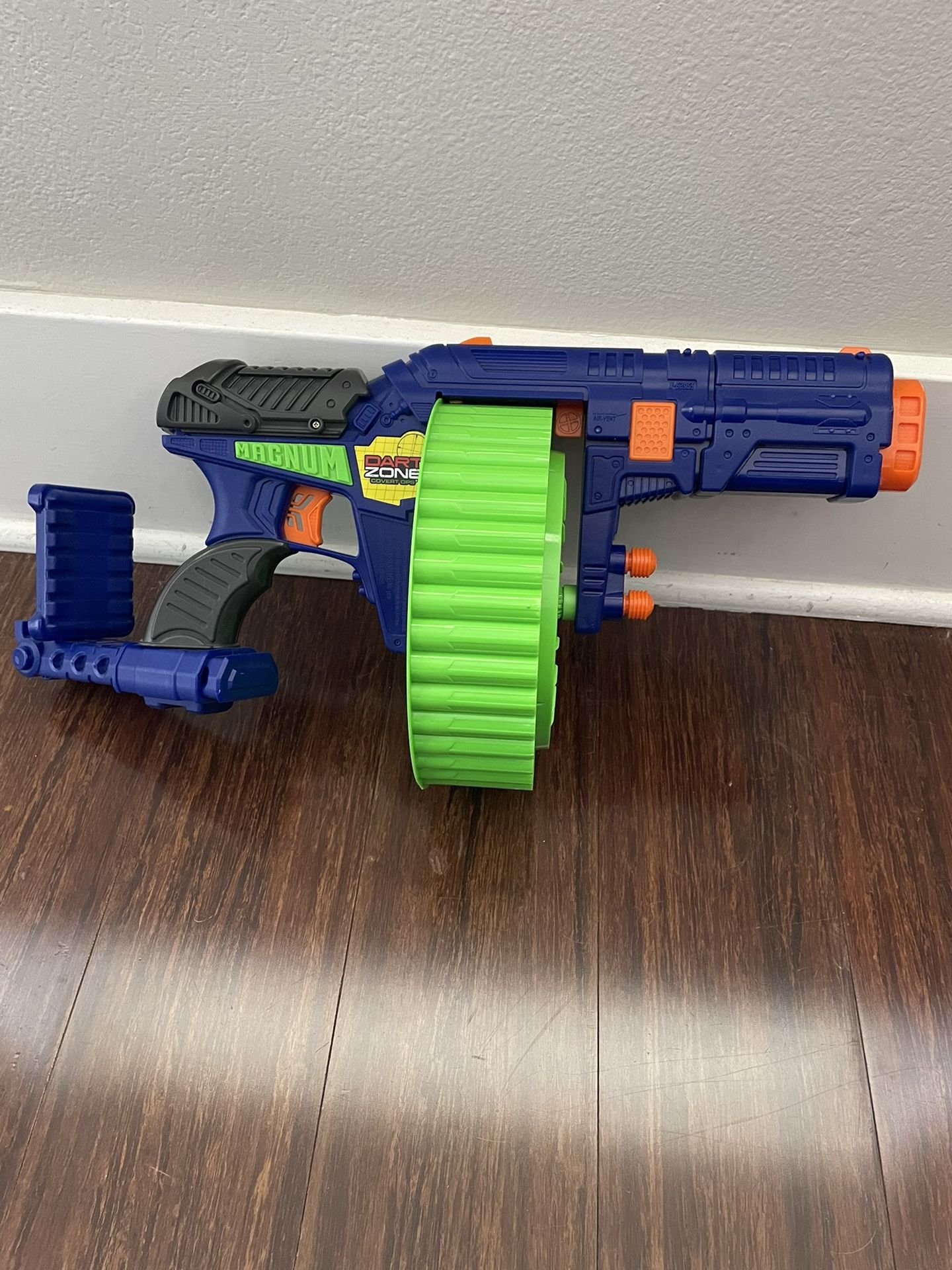 Dart Zone Covert Ops Magnum Blaster Superdrum Soft Dart Toy Gun