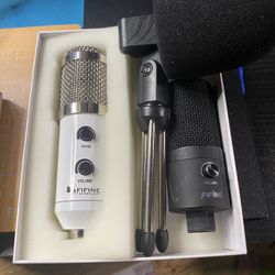 Lot Of USB Condenser Microphones With Accessories 