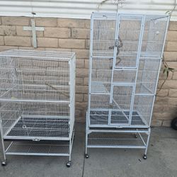 2 Large Bird Cages
