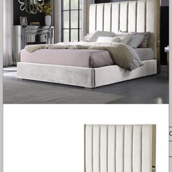 California King Bed With Mattress 