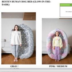 Human Dog Bed
