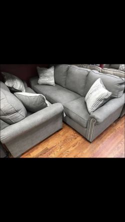 BRAND NEW ASHLEY 2pc SOFA AND LOVESEAT FOR $699!!!!!