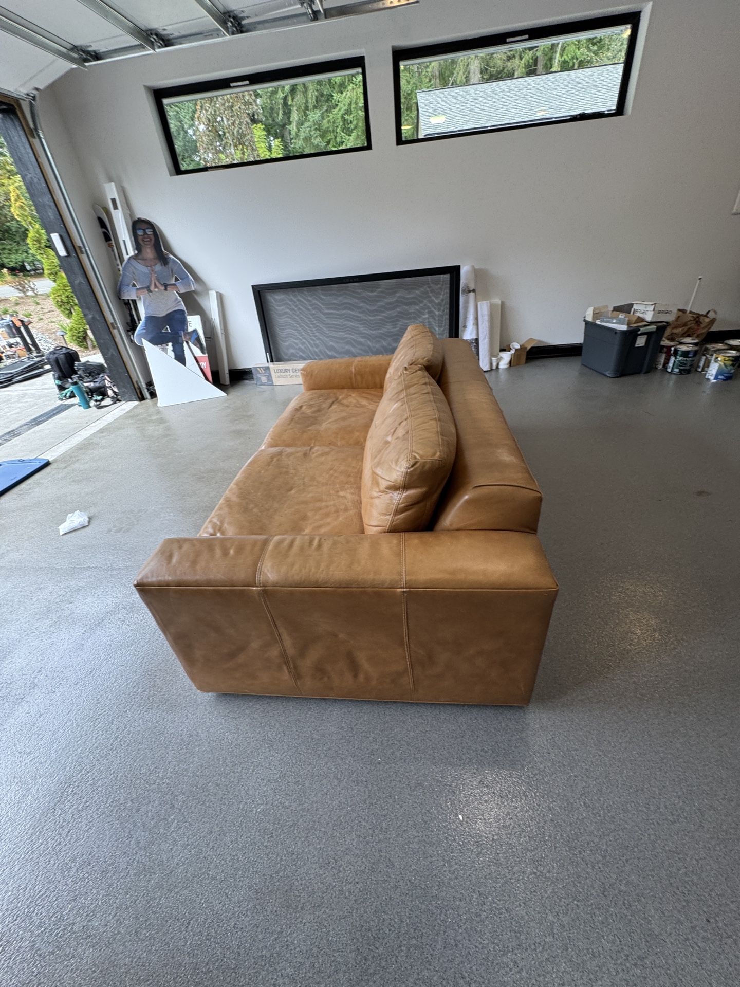 Room & Board Leather Sofa