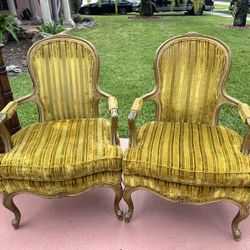 Vintage set of Wood Chairs