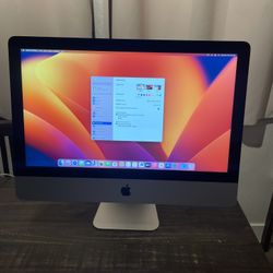 2017 Apple iMac 21.5-inch 4k Retina Display 3hgz i5 Processor 8gb Ram 1tb Hard Drive.    Open to trades