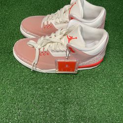 Air Jordan Retro 3 Rust Pink Brand New But Without Box. 
