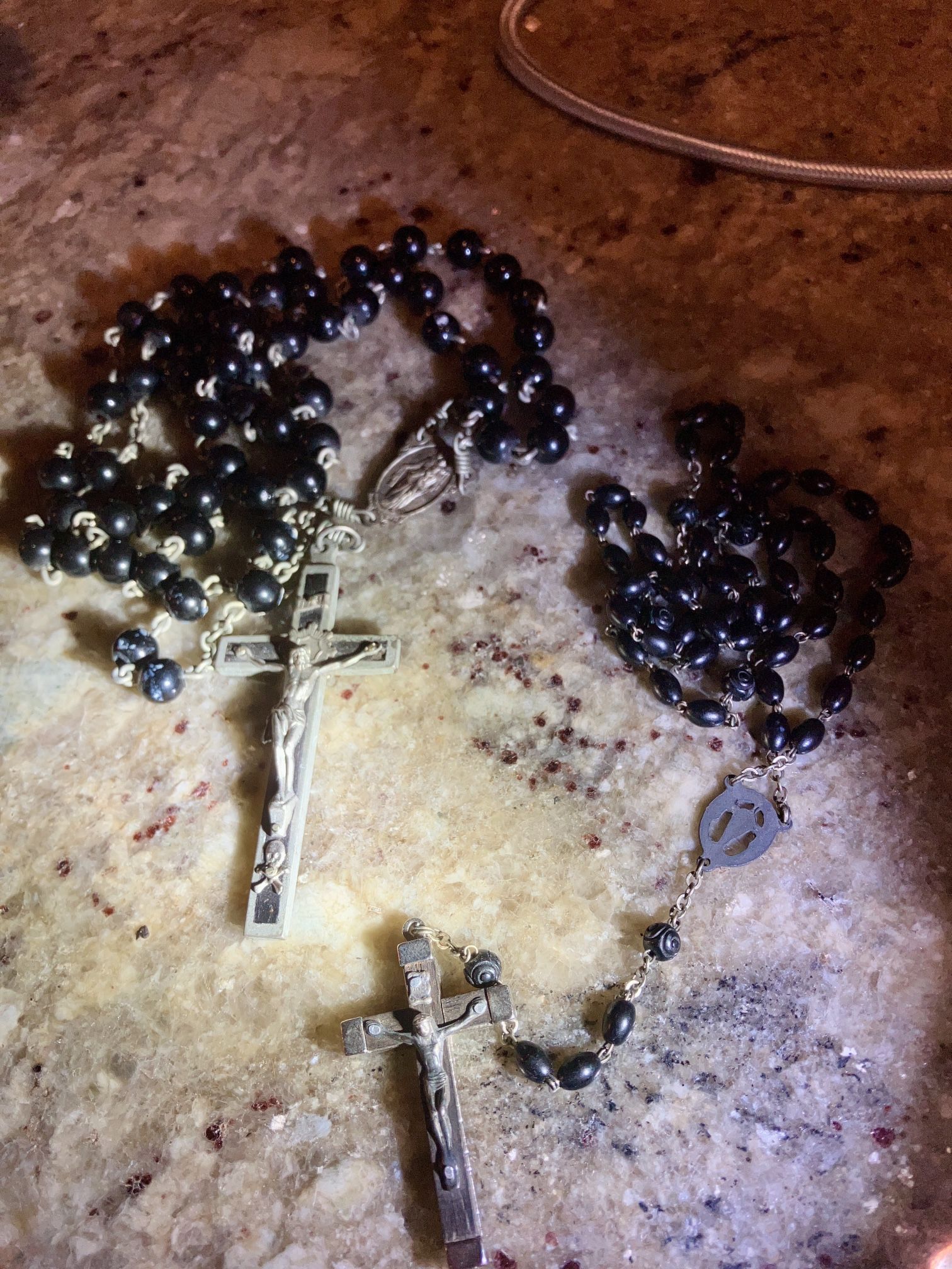 Vintage 70s? Set Of Rosary Beads