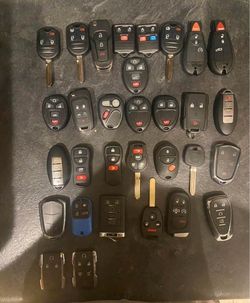 Mixed Lot of Car Key Fobs and Remotes