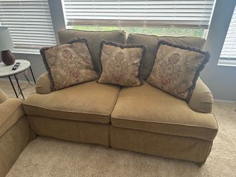 Set of Couches and Pillows