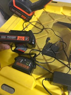 Weed wacker / trimmer two batteries and charger too!